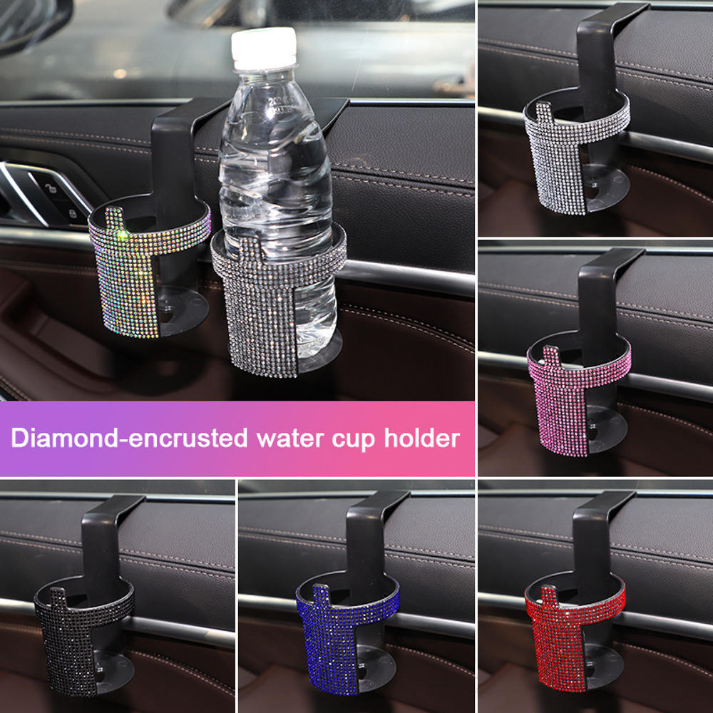 Universal Bling Crystal Car Cup Holder - Timbear Brand Auto Interior Accessories